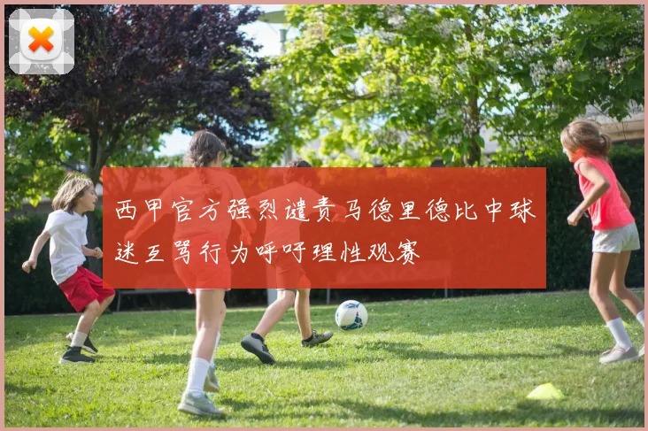 西甲官方强烈谴责马德里德比中球迷互骂行为呼吁理性观赛